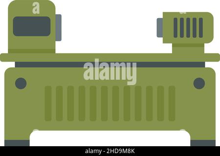 Icône de tournage d'alésage.Illustration plate de l'icône de vecteur de tournage à aléser isolée sur fond blanc Illustration de Vecteur