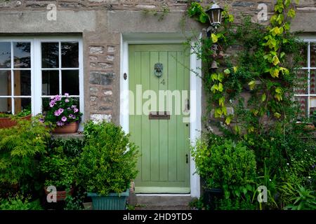 Conceptions de porte de bon goût Kirkby Lonsdale Banque D'Images