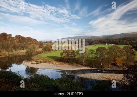 Ruskin's View Kirkby Lonsdale Cumbria Banque D'Images