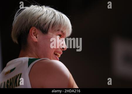 E Gymnasium Yoyogi, Tokyo, Japon.4th janvier 2022.Ramu Tokashiki (Sunflowers), 4 JANVIER 2022 - Basketball : WJBL 2021-2022 W League match entre Toyota Antelopes - ENEOS Sunflowers au 2nd Yoyogi Gymnasium, Tokyo, Japon.Credit: YUTAKA/AFLO SPORT/Alay Live News Banque D'Images