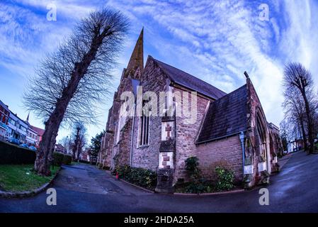 Église Saint-Étienne dans le centre-ville de Redditch, Worcestershire Banque D'Images