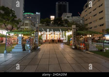 Tsuyunotenjinsa (connu sous le nom d'Ohatsutenjin), Kita-Ku, ville d'Osaka, préfecture d'Osaka, Japon. Banque D'Images