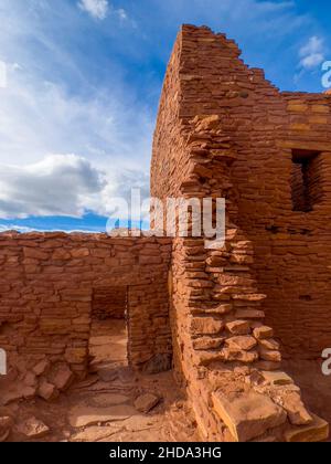 Ruines de Wukoki , Monument national de Wupatki, Flagstaff, Arizona, États-Unis Banque D'Images