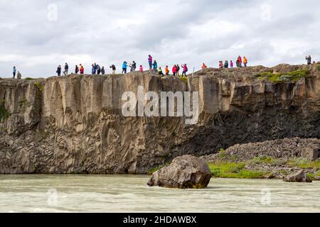 Cascade Godafoss dans le nord de l'Islande Banque D'Images