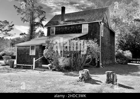 La structure de la maison à Jackson Pollack et Lee Krasner maison et centre de studio à East Hampton Banque D'Images