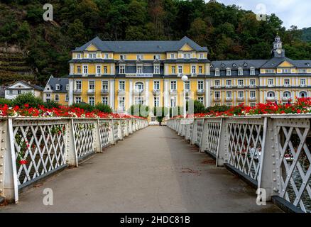 Le Grand Hôtel dans la ville thermale, Bad EMS, Rhénanie-Palatinat, Allemagne, Europe Banque D'Images