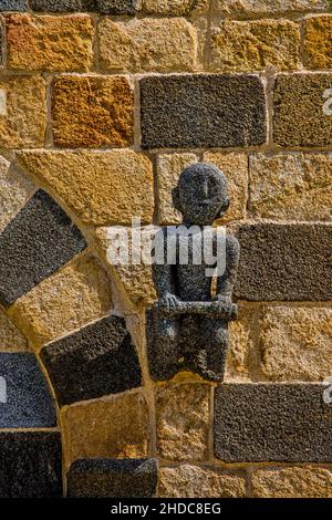 Roman-Pisan Église de la Trinite et de San Giovanni, Balagne, Corse, Aregno, Corse,France Banque D'Images