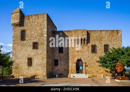 Musée, fort génoise de Matra, ville romaine d'Aleria, Corse, Aleria, Corse, France,Europe Banque D'Images