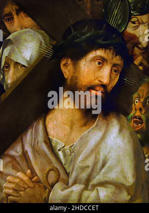 Christ portant sa croix 1522 Jan Provoost (1462–1525/1529) Belge, Belgique, Flamand, Banque D'Images