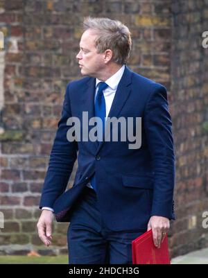 Londres, Angleterre, Royaume-Uni.5th janvier 2022.Subvention du Secrétaire d'État aux transports SHAPPS est visible à l'extérieur du 10 Downing Street.(Credit image: © Tayfun Salci/ZUMA Press Wire) Credit: ZUMA Press, Inc./Alay Live News Banque D'Images