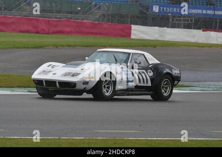 Neil Merry, Chevrolet Corvette, HSCC Thundersports, anciennement connu sous le nom de Pre 80 Endurance, Sports Racing, GT et Touring Cars qui auraient couru Banque D'Images