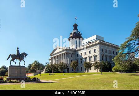 Capitale de la Caroline du Sud Columbia Downtown South Carolina State House 1855 Banque D'Images