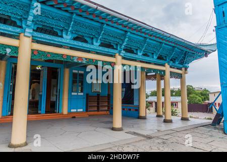 Mosquée Dungan à Karakol, Kirghizistan Banque D'Images