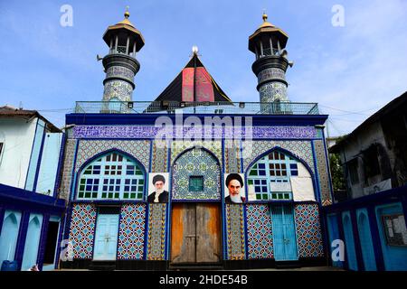 La mosquée iranienne à Imamwada Bhendi Bazar à Mumbai, Inde. Banque D'Images