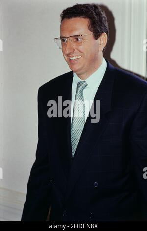 Archives 90ies : Pierre Botton, gendre du maire de Lyon, Michel Noir, Lyon, Rhône, région Rhône-Alpes,France, 1995 Banque D'Images