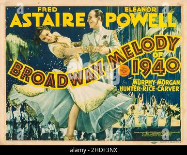 FRED ASTAIRE et ELEANOR POWELL dans BROADWAY MELODY OF 1940 (1940), réalisé par NORMAN TAUROG.Crédit: M.G.M./ Album Banque D'Images