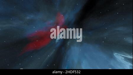 Une nébuleuse d'espace galaxie pour le papier peint et l'arrière-plan Banque D'Images