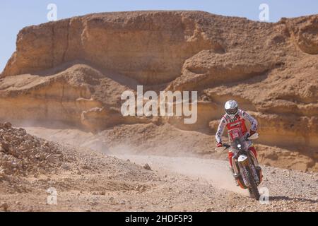 Riyad, Arabie Saoudite.06th janvier 2022.55 Zacchetti Cesare (ita), KTM 450 Rally, moto, W2RC, Original par Motul,Action lors de la phase 5 du Dakar Rally 2022 autour de Riyad, le 6th 2022 janvier à Riyad, Arabie Saoudite - photo Julien Delfosse / DPPI Banque D'Images