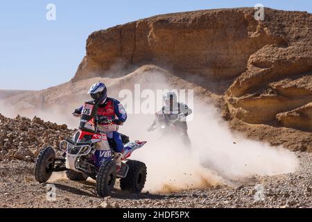 Riyad, Arabie Saoudite.06th janvier 2022.175 Wisniewski Kamil (Pol), équipe Orlean, Yamaha Raptor 700, Quad, W2RC,Action lors de la phase 5 du Dakar Rally 2022 autour de Riyad, le 6th 2022 janvier à Riyad, Arabie Saoudite - photo Julien Delfosse / DPPI Banque D'Images