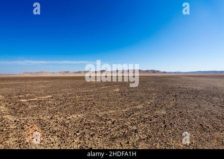 Paysage du désert du Néguev, Israël. Le bulbe rock case en face du Mont Zin Banque D'Images