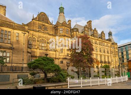 Hôtel de ville de Sheffield Banque D'Images