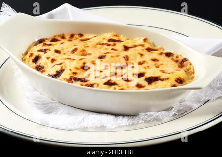 gratin, repas cuits au four, lasagnes, gratins, plats cuits au four,lasagnes Banque D'Images