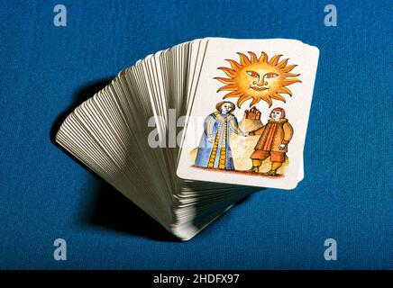 couple, cartes de tarot, paires, carte de tarot Banque D'Images