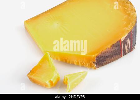 gouda, pièce de fromage, goudas, pièces de fromage Banque D'Images