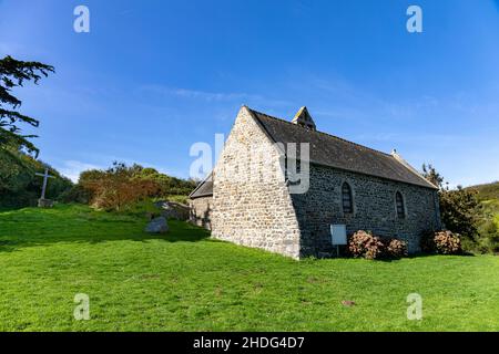 Chapelle Saint-Marc à Treveneuc, près de Saint-Quay Portrieux, Bretagne, France Banque D'Images