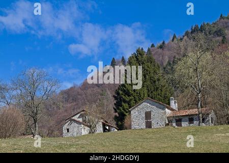 lodge de montagne, chalets de montagne Banque D'Images