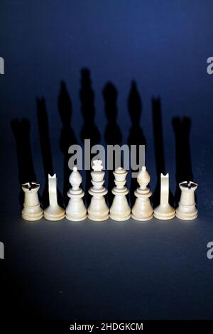 échecs, pièce d'échecs, pièces d'échecs Banque D'Images