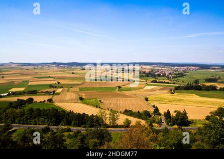 hesse, paysage culturel, hesses, paysages culturels, paysage,paysages Banque D'Images