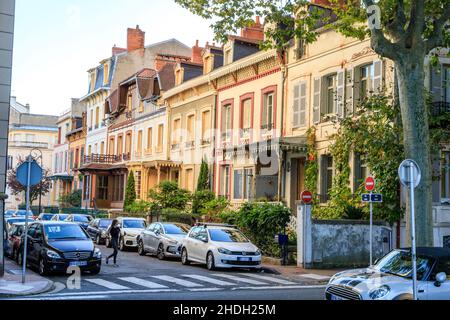 France, Allier, Bourbonnais, Vichy, classée au patrimoine mondial par l'UNESCO dans le cadre des grandes Velles d'eaux d'Europe (Grands Spas d'Europe), anglais Banque D'Images