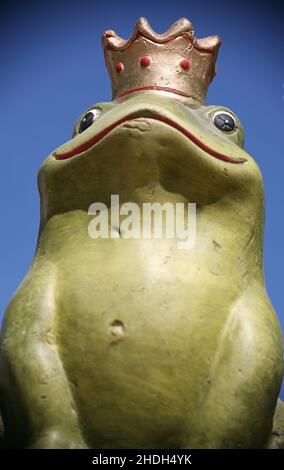 conte de fées, prince de grenouille, contes de fées, roi de grenouille, princes de grenouille Banque D'Images