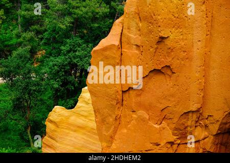 roche ocre, ockerfelsens Banque D'Images