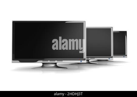 moniteur d'ordinateur, moniteurs d'ordinateur Banque D'Images