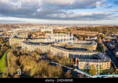 SHEFFIELD, ROYAUME-UNI - 16 DÉCEMBRE 2021. Banque D'Images