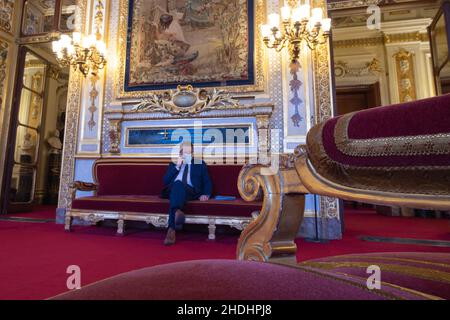 Paris, France.06th janvier 2022.Siège du Sénat au Palais du Luxembourg à Paris, France, le 6 janvier 2022.Photo de Lionel Urman/ABACAPRESS.COM crédit: Abaca Press/Alay Live News Banque D'Images