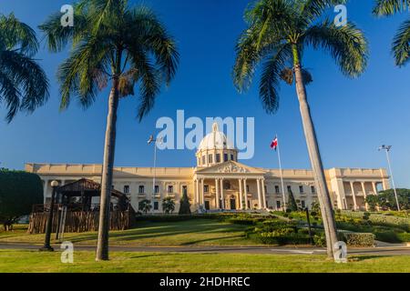 Palais national de Saint-Domingue, capitale de la République dominicaine. Banque D'Images