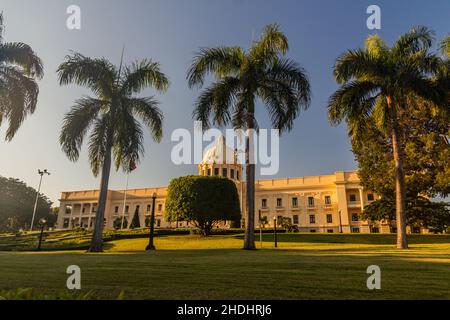 Palais national de Saint-Domingue, capitale de la République dominicaine. Banque D'Images