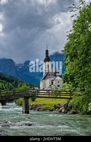 ramsau, saint sébastien, ramsaus, saint sébastien Banque D'Images