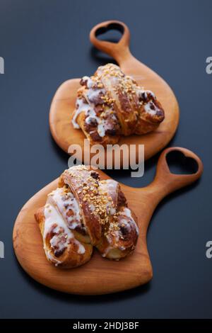 petit déjeuner, croissant st martin, petits déjeuners Banque D'Images