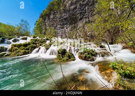 croatie, parc national lacs de plitvice, croatias, parcs nationaux des lacs de plitvice Banque D'Images