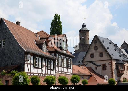 büdingen, château de büdingen, büdingens Banque D'Images