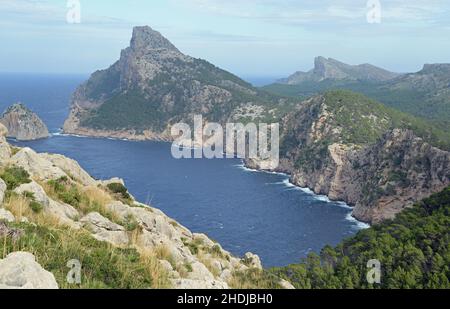 côte, majorque, formentor, cap de formentor, côtes,majorcas, formentors, cap de formentors Banque D'Images