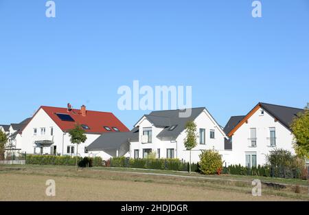 maison, nouveau bâtiment, développement de logements, maisons, nouveaux bâtiments,développement du logement Banque D'Images