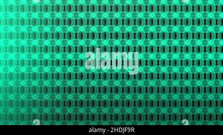 L'arrière-plan abstrait vert pour la conception.Vert circulaire créatif.Green art Banner 3D renderer. Banque D'Images