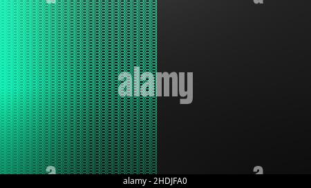 L'arrière-plan abstrait vert pour la conception.Vert circulaire créatif.Green art Banner 3D renderer. Banque D'Images