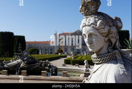 statue, palais national, queluz, statues Banque D'Images