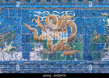 neuf murs de dragon, yingbi Banque D'Images
